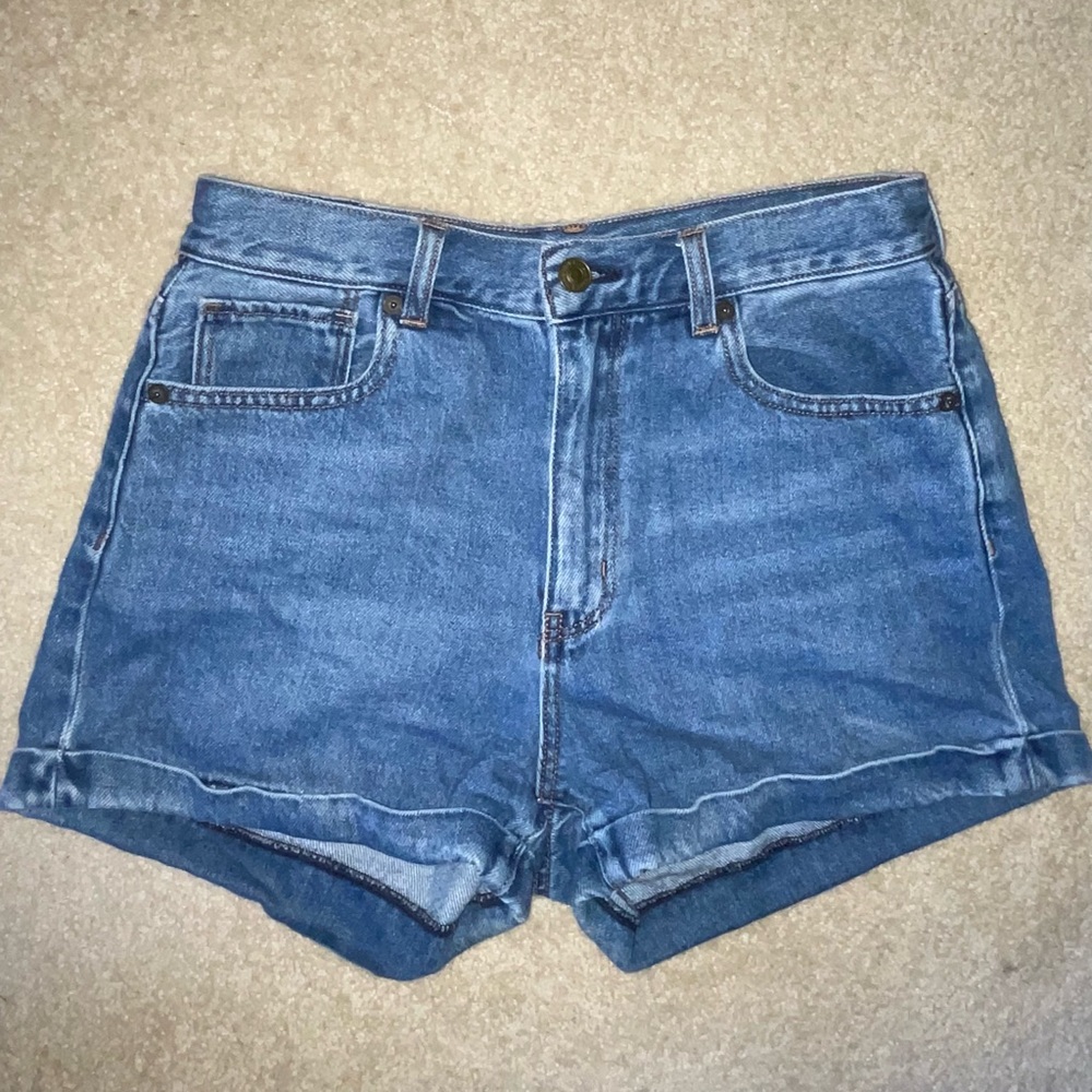 AE jean shorts.